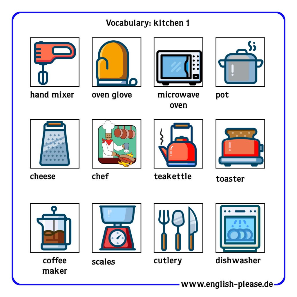 Wortschatz in der Küche 1 Madita Piontek